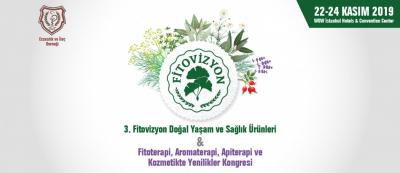 3. FİTOTERAPİ, AROMATERAPİ, APİTERAPİ VE KOZMETİKTE YENİLİKLER KONGRESİNE KATILDIK