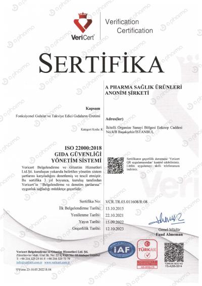 Sertifika 22000