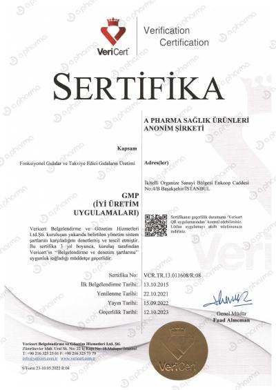 Sertifika GMP