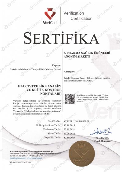 Sertifika HACCP