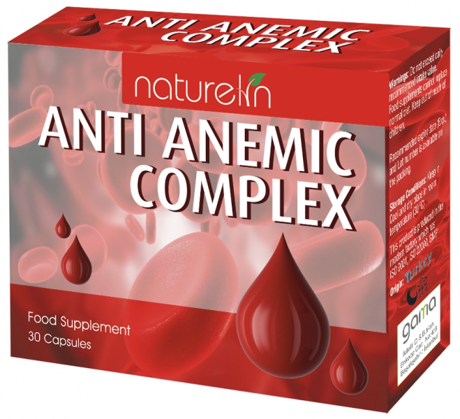 NATURELİN ANTI-ANEMIC COMPLEX 30 CAPSULE